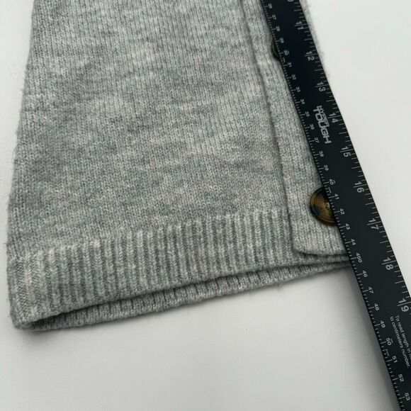 LANE BRYANT | Women's 18 20 gray knit sweater tortoise Shell Buttons on Sleeves - Picture 9 of 10